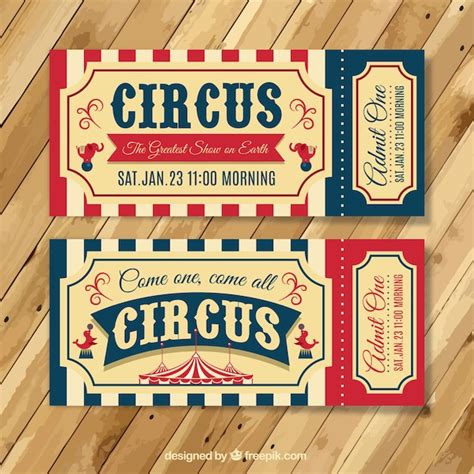 Free Vintage Circus Printables