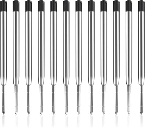 Amazon Pcs Replaceable Ballpoint Pen Refills Black Ink Refill