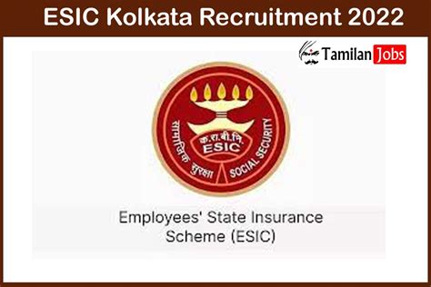 Esic Kolkata Recruitment Released Senior Resident Jobs Direct