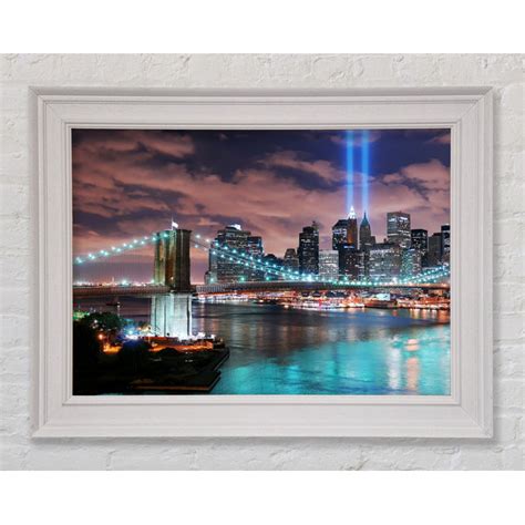 Ebern Designs Atemberaubende Lichter Der Stadt Ber Der Brooklyn Bridge