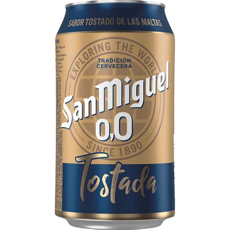 Cerveza Tostada Sin Alcohol Lata 33 Cl SAN MIGUEL 0 0 Supermercado