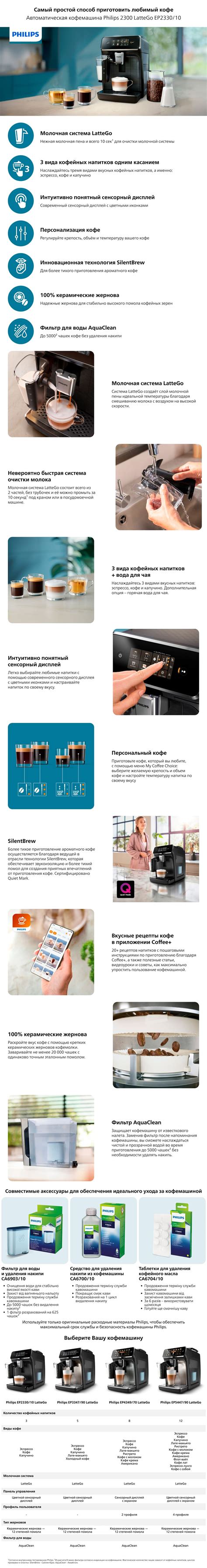 ᐉ Кофемашина Philips EP2330/10 • Купить в Киеве, Украине • Лучшая цена ...