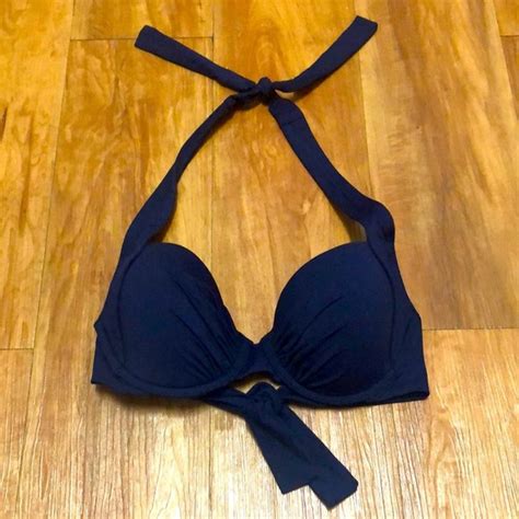 Tommy Bahama Swim Tommy Bahama Navy Blue Bikini Swim Top Size 34b Poshmark