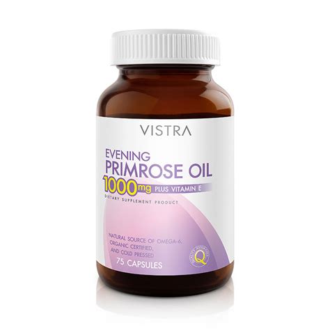 Vistra Evening Primrose Oil 1000 Mg Plus Vitamin E Vistra