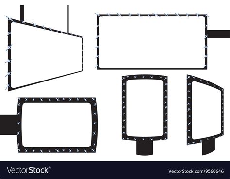 Big Blank Billboard Royalty Free Vector Image - VectorStock