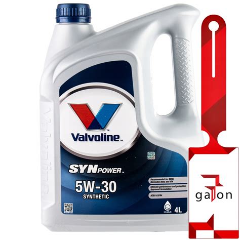 VALVOLINE SYNPOWER 5W30 4L купить на Avtoex из Польши в Украине - Львов ...