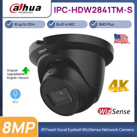 Dahua Ipc Hdw Tm S Mp Ip Camera Built In Mic Ir M Smd Poe H