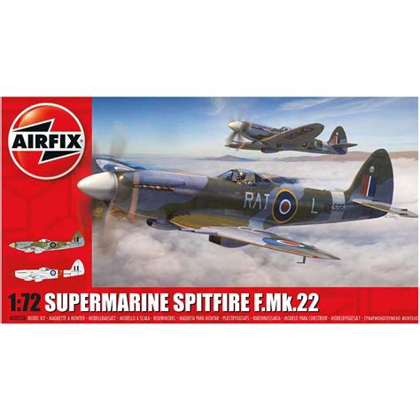 Airfix Supermarine Spitfire F Mk 22 Military Aircraft Model Kit Scale 172