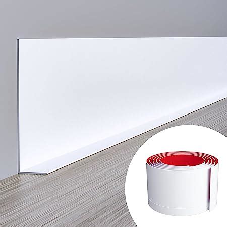 Coukiu Flexible Baseboard Molding Trim Inch X Feet Self Adhesive