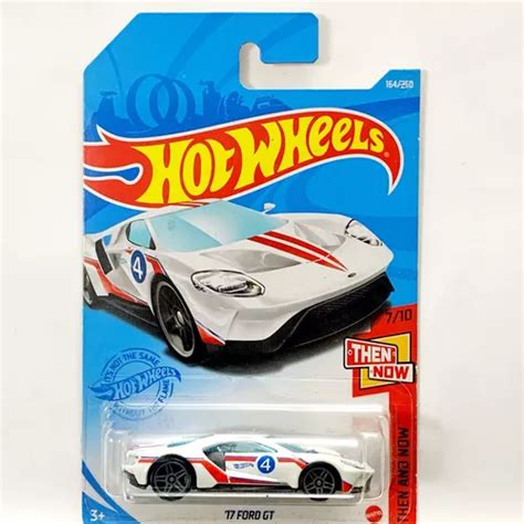 Carrito Hot Wheels Ford Gt Then And Now Blanco MercadoLibre