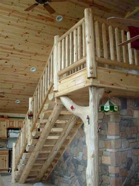 01 Amazing Loft Stair For Tiny House Ideas In 2020 Rustic Stairs