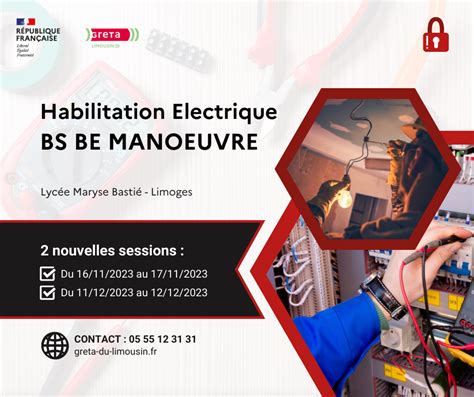 L Habilitation électrique BS BE manœuvre garantir la sécurité