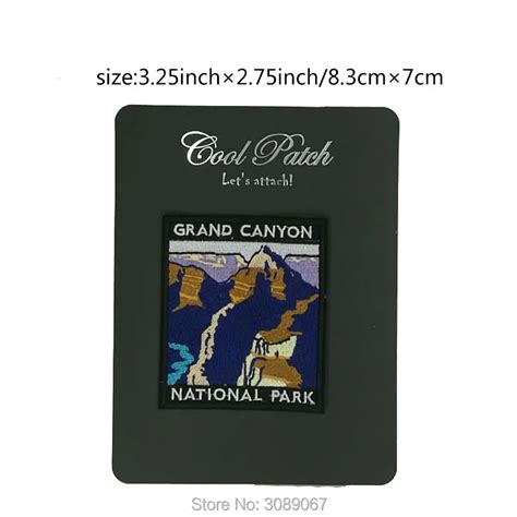 Grand Canyon National Park Arizona Travel Souvenir Patches Full