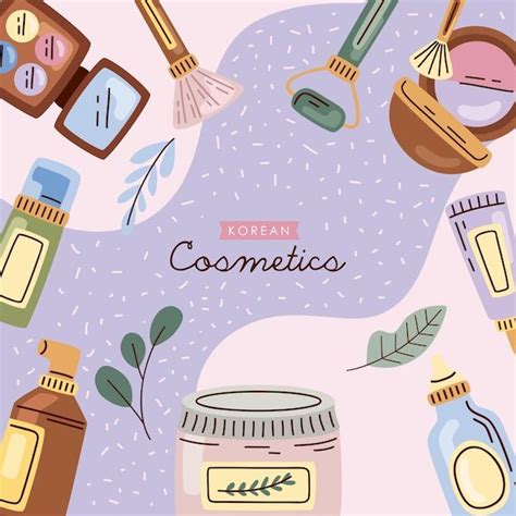 Banner de cosméticos coreanos Premium Vector Freepik vector