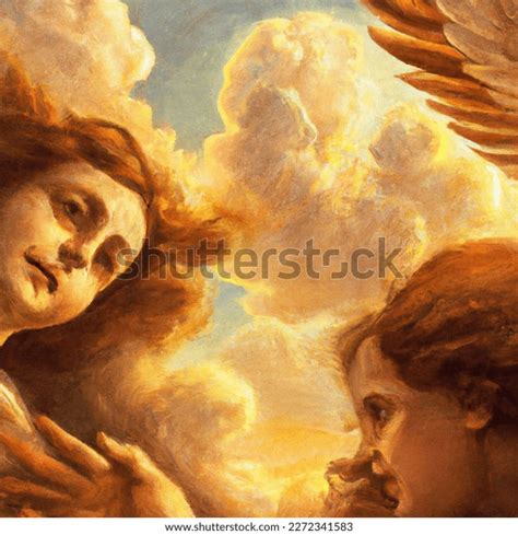 Oil Painting Artistic Image Heaven Angels AI-generated image 2272341583 ...