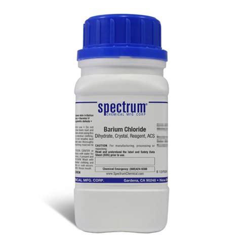 Barium Chloride Dihydrate Crystal Acs Spectrum Fisher Scientific