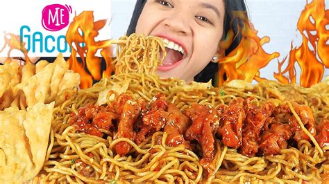 Mukbang Mie Gacoan Level Terpedas Ceker Tanpa Tulang Youtube