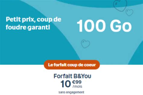 Bouygues Telecom Lance Un Nouveau Forfait B You Go Seulement