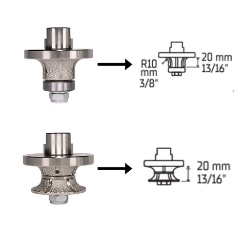 Rubi Superpro M14 Diamond Bullnose Attachment Choice Of Size Buy