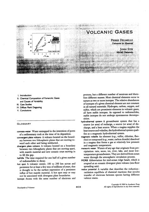 (PDF) Volcanic gases