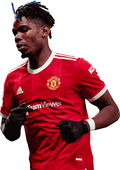 Paul Pogba Manchester United Football Render Footyrenders