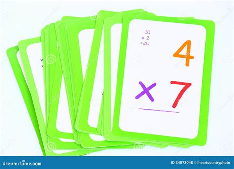 Flash Cards Stock Photo Image Of Flashcard Isolated 34073048