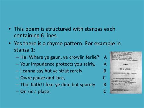 PPT - To a Louse By: Robert Burns PowerPoint Presentation - ID:1390553