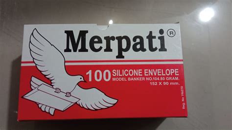 Amplop Putih Polos Merpati No104 152 X 90 Mm