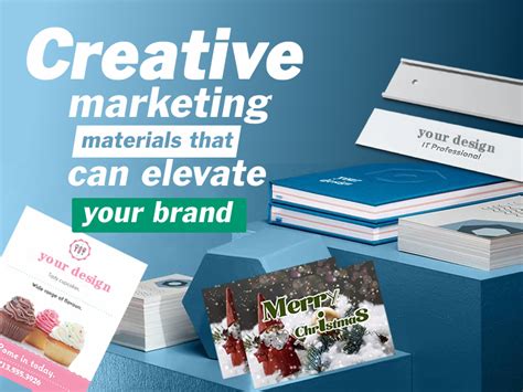 Creative Marketing Materials That Can Elevate Your Brand