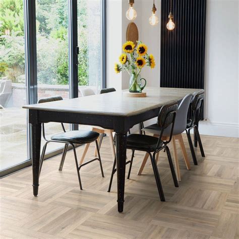 Polyflor Camaro Naked Blond Oak Large Parquet LPQ2257 Luxury Vinyl Flooring
