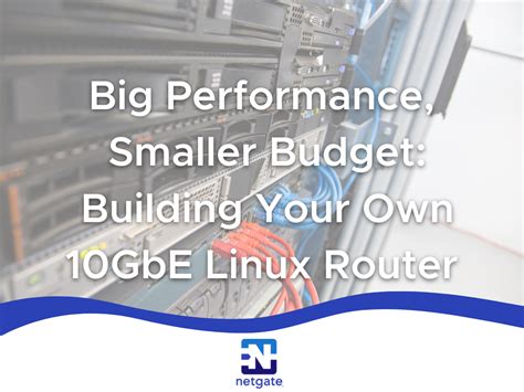 Big Performance, Smaller Budget: Building Your Own 10GbE Linux Router