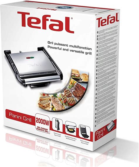 Tefal Gc D Grill Elektryczny Inicio W Panini Rozkladany Gc