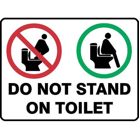 Do Not Use Toilet Sign