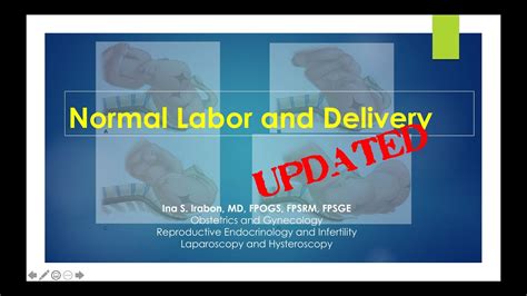 Normal Labor And Delivery Updated Lecture Youtube