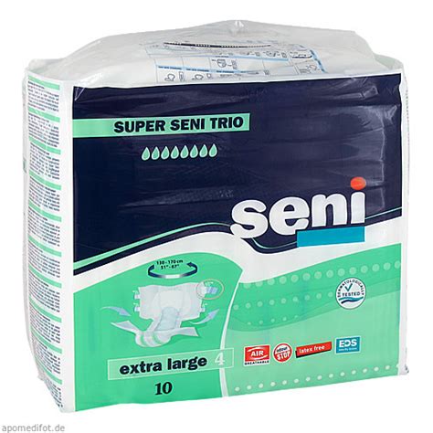 Super Seni TRIO extra Large Gr.4 (10 St) ab 10,12€