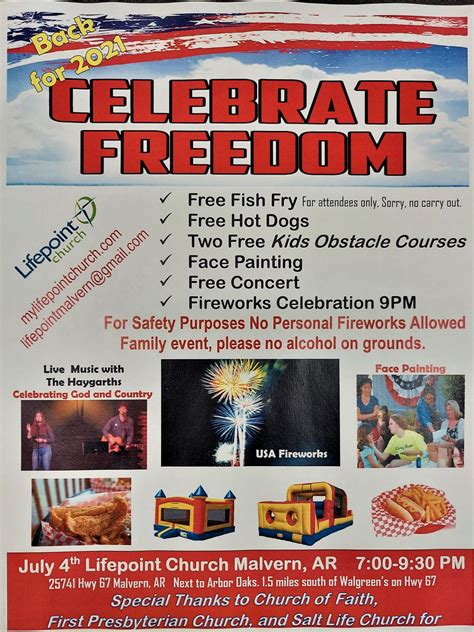 Weekly Schedule and Future Events - Lifepoint Church Malvern