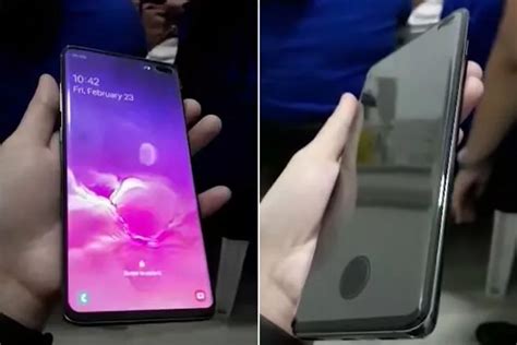 Samsung Galaxy S10 Leaked Hands On Video Gives First Glimpse Of New