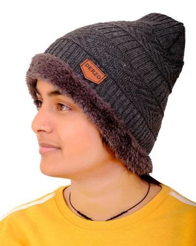 Knitted Woolen Cap Size Free Winter At Rs 43 Piece In Jaipur ID