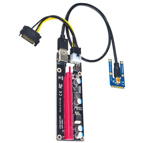 Mini Pcie To Pci Express 16x Riser For Laptop External Card Exp Gdc Btc