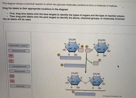 Solved This Diagram Shows A Chemical Reaction In Which Two