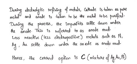 Anode Mud Is A General Knowledge Questions