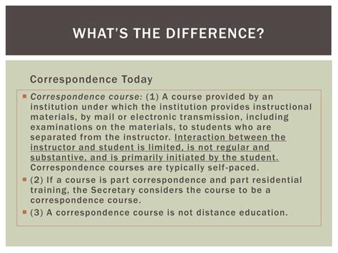 PPT - Distance vs Correspondence What’s the difference? PowerPoint ... 