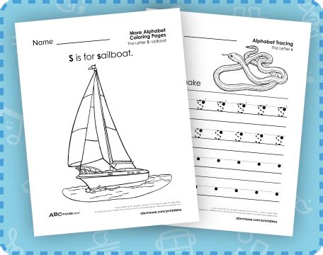 Letter S Worksheets | ABCmouse