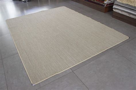 Tapete Sisal Clean Moderno Liso Antiderrapante Bege 2 00 X 2 50m