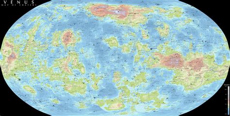 Venus - Map of Craters by atlas-v7x on DeviantArt