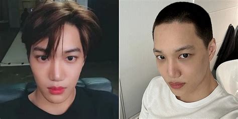 카이 오늘11일 입대팬들 위해 깜짝 공개한 ‘까까머리 셀카 인사이트