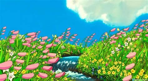 Studio ghibli's floral art 🌸 | Studio ghibli art, Studio ghibli background, Ghibli art