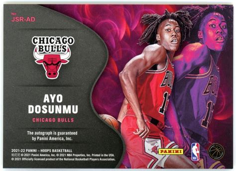 Hoops Ayo Dosunmu Hot Signatures Rookies Green Auto Rc Illini