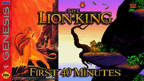 Let S Play The Lion King Sega Genesis First 40 Minutes YouTube