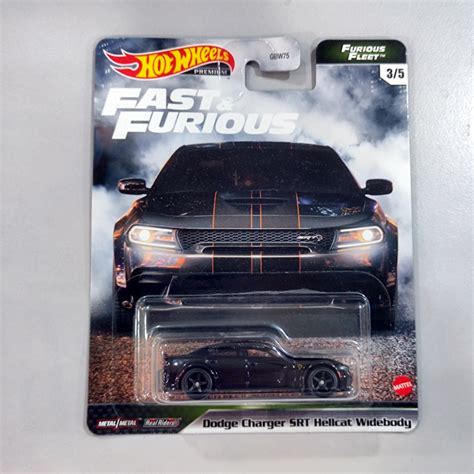 Hot Wheels Fast Furious Furious Fleet Dodge Charger Srt Hellcat Widebody Shopee Malaysia
